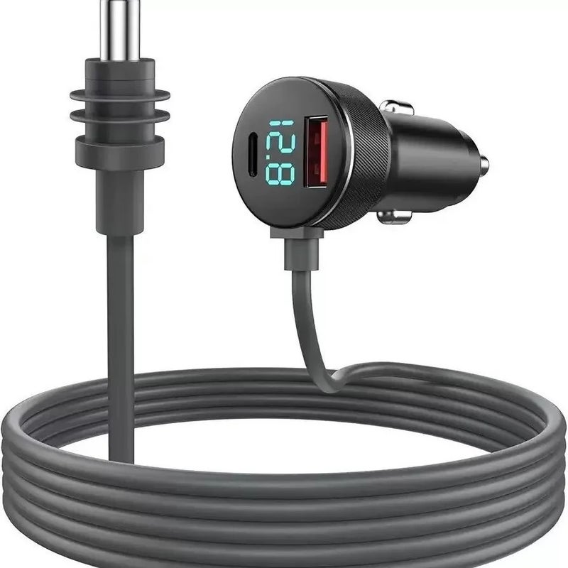 Bluejw شاحن سيارة ستارلينك ميني: محول طاقة DC 12V-48V مع شاشة رقمية، 35W منافذ USB-C و USB-A، متوافق مع هوائي الجيل الرابع، شاحن سيارة ولاعة السجائر - Image 2